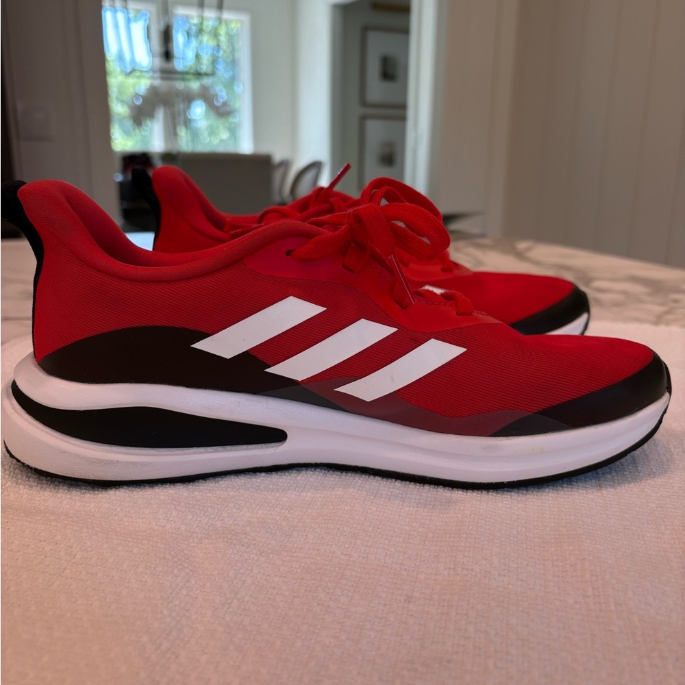 Adidas FortaRun J 'Vivid Red' running shoes - Picture 7 of 8